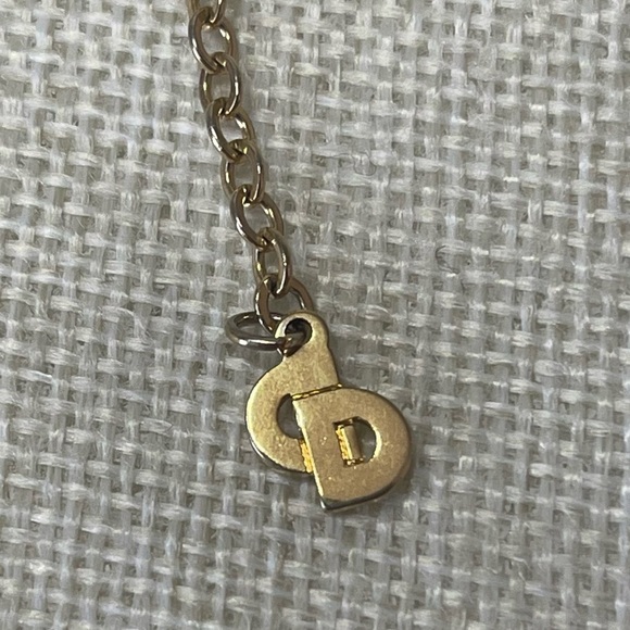DIOR logo Gold Necklace⭐️CD⭐️(sizable)⭐️W/DIOR DUSTBAG & COA⭐️ - Picture 6 of 7